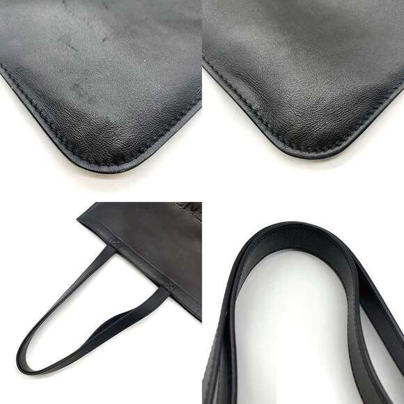 FENDI Black Leather Tote Bag - Picture 3 of 5